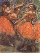Edgar Degas Dancer in the red Germany oil painting artist